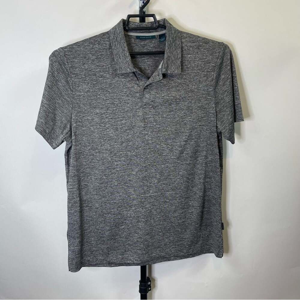 Perry Ellis Grey Short Sleeve Polo Short Size XL Men’s